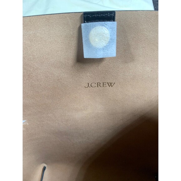 J. Crew Edie Bucket Bag Black Italian Patent Leather Dustbag Inc NWT - Picture 3 of 14